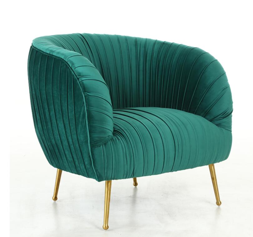 Velvet Accent Upholstered Chair