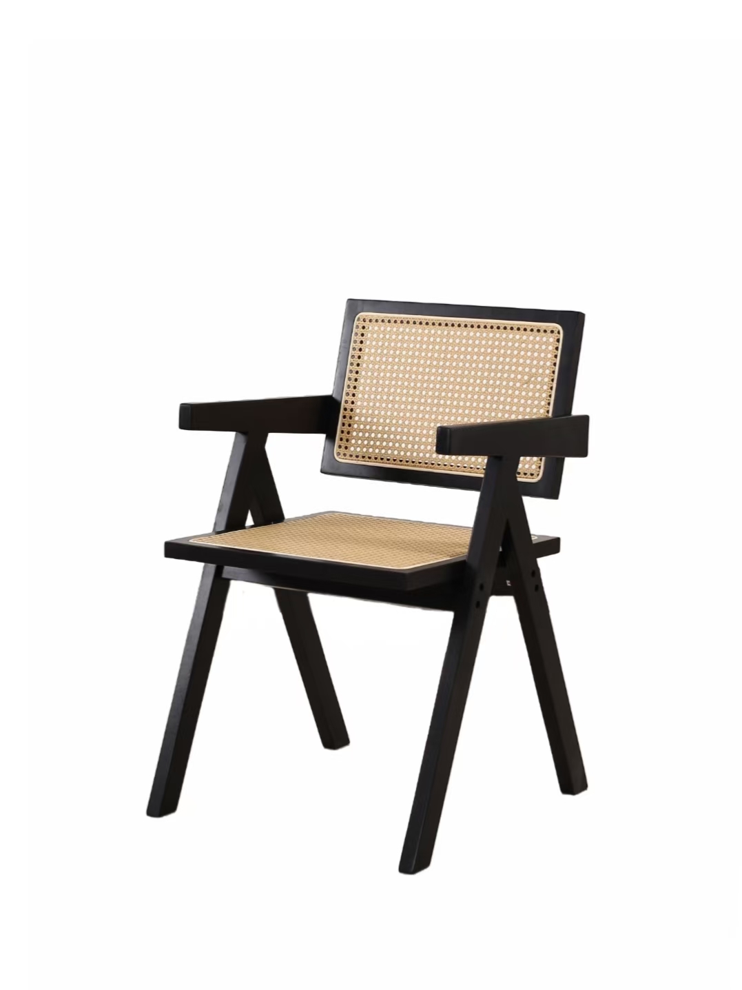 Cane Solid Wood Dining Chair