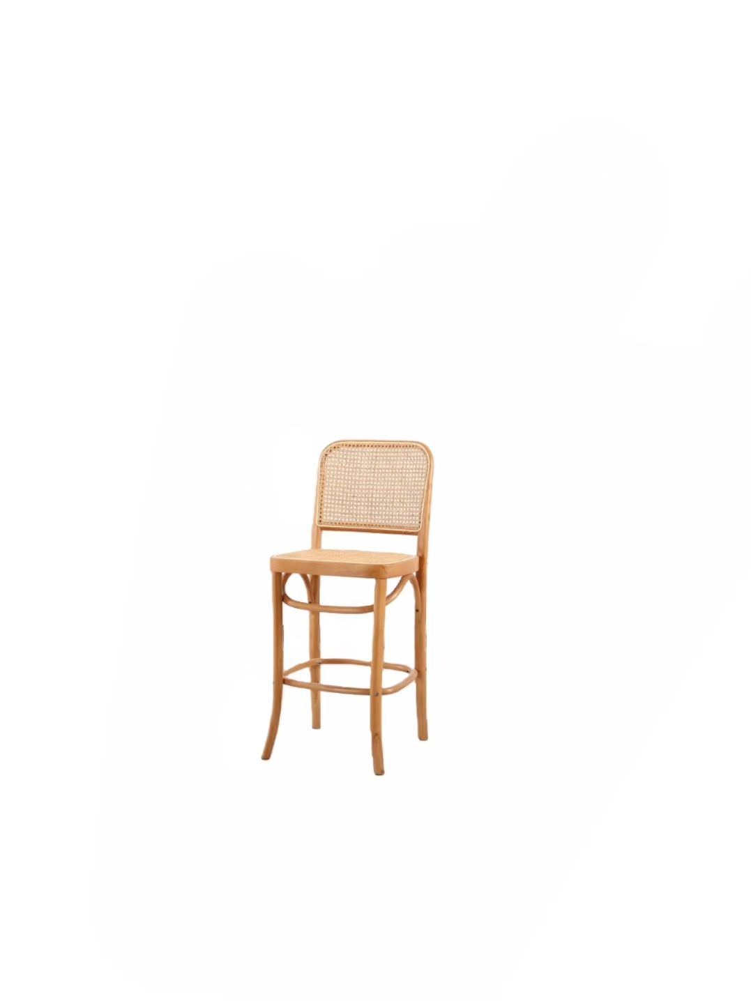 Natural Rattan Barstool